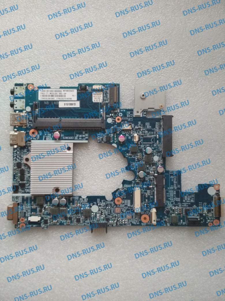 CLEVO W510LU (HD) Pentium N3700/UMA материнская плата для ноутбука