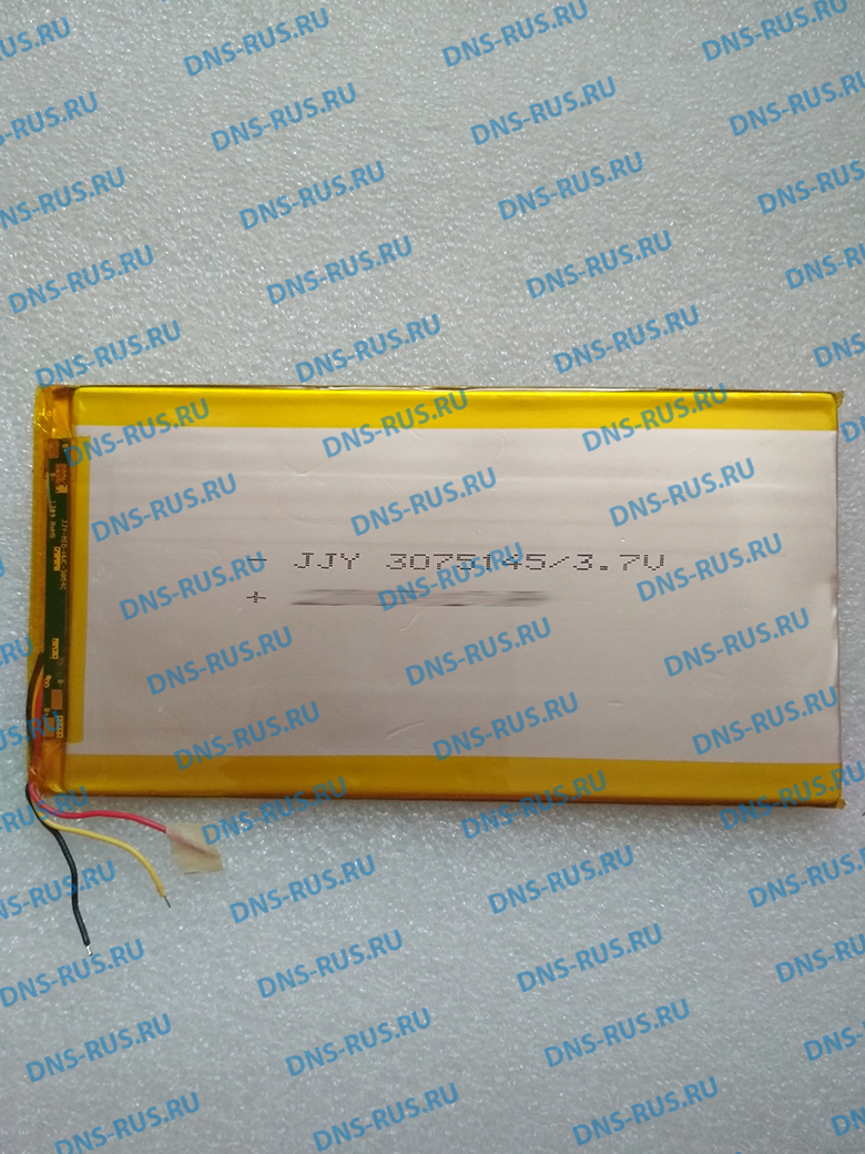 Аккумулятор 145x75х3 мм 3.7V 3075mAh 3 провода