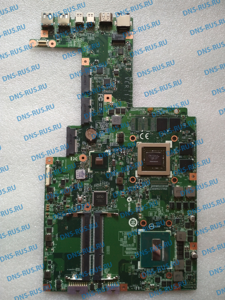MSI 1771 (i7-4700HQ(SR15E)2.4GHz /HM87 /NV N14E-GE)(MS-17711_VER 1.1) материнская плата