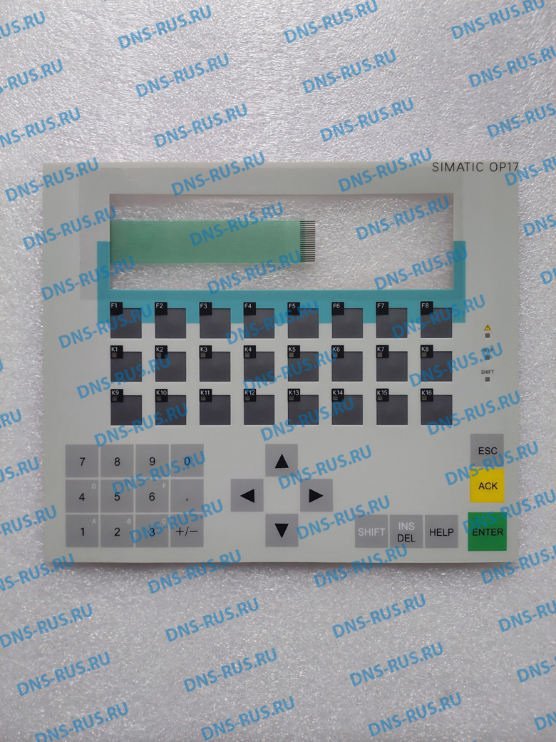 Siemens SIMATIC OP17-6AV3617-1JC00-0AX1 мембранная клавиатура, кнопочная панель