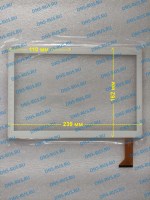 XHSNM1010301W V0 сенсорное стекло, тачскрин (touch screen) (оригинал)